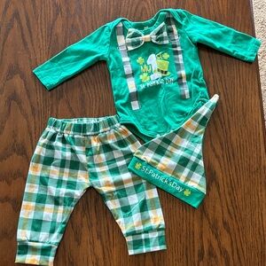 St. Patrick's Day Baby Outfit Set
